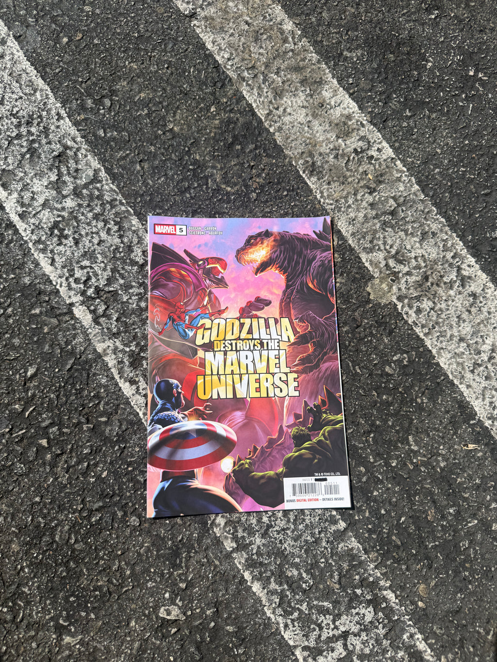 Godzilla Destroys the Marvel Universe