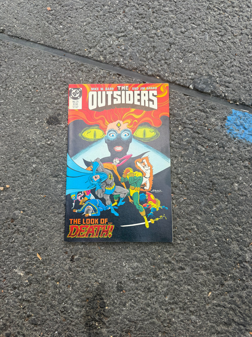 The Outsiders: The Look of Death #21: DC July 1987 (NEW)