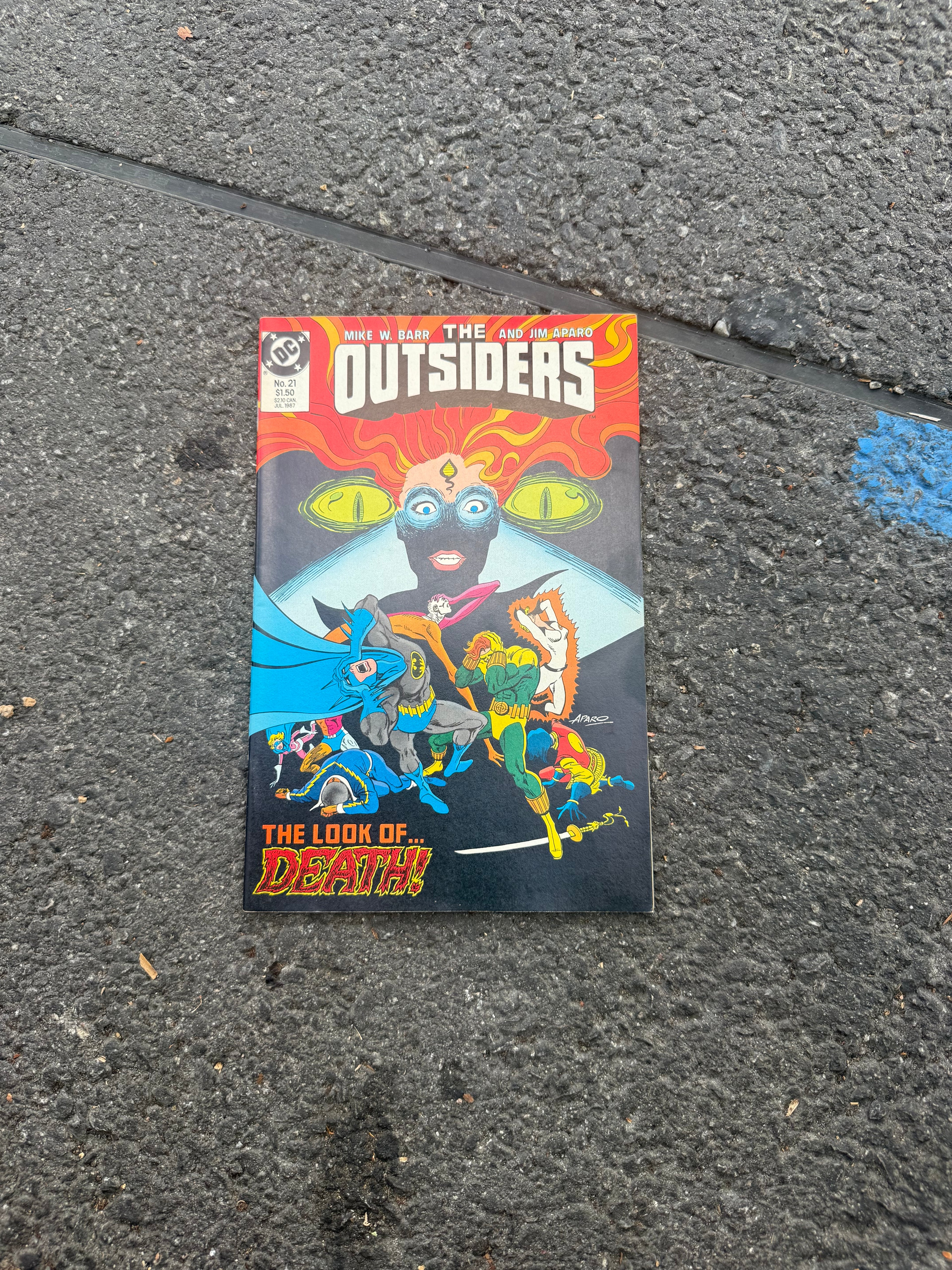 The Outsiders: The Look of Death #21: DC July 1987 (NEW)
